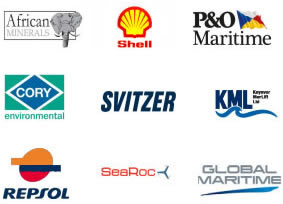 Some of our Clients, Shell, Respol, P&O Maritime...